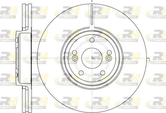 Roadhouse 6695.10 - Brake Disc autospares.lv