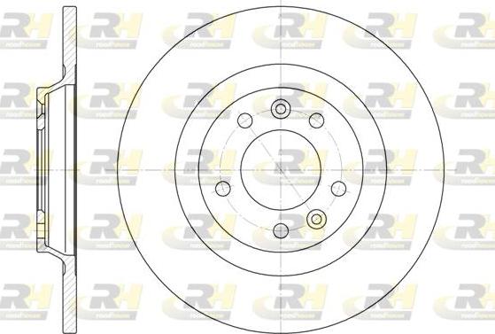 Roadhouse 6690.00 - Brake Disc autospares.lv