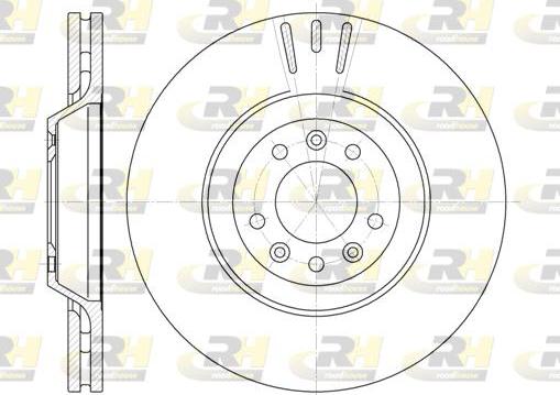 Roadhouse 6691.10 - Brake Disc autospares.lv