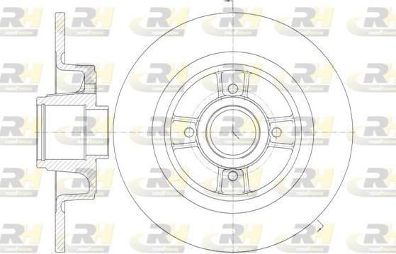 Roadhouse 6698.00 - Brake Disc autospares.lv