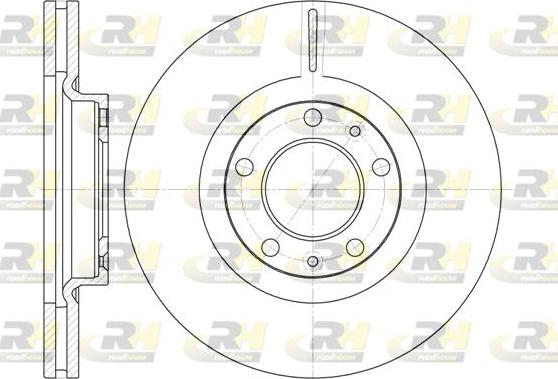 Roadhouse 6693.10 - Brake Disc autospares.lv