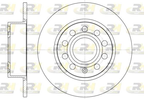 Roadhouse 6649.00 - Brake Disc autospares.lv