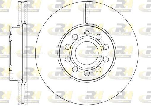 Roadhouse 6648.10 - Brake Disc autospares.lv