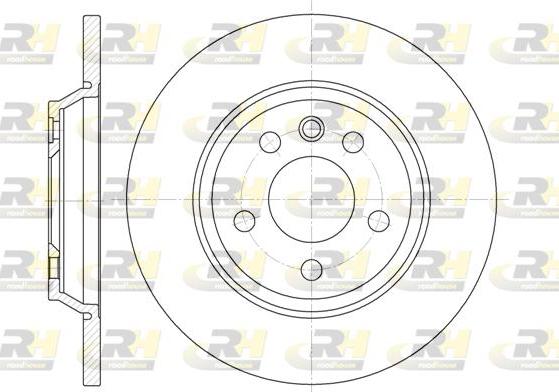 Roadhouse 6659.00 - Brake Disc autospares.lv