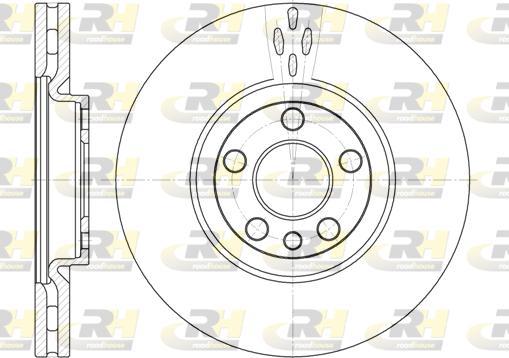 Roadhouse 6658.10 - Brake Disc autospares.lv