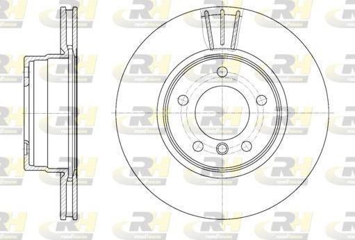 Roadhouse 6653.10 - Brake Disc autospares.lv