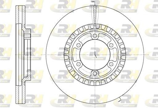 Roadhouse 6669.10 - Brake Disc autospares.lv