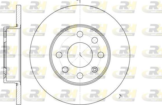 Roadhouse 6664.00 - Brake Disc autospares.lv