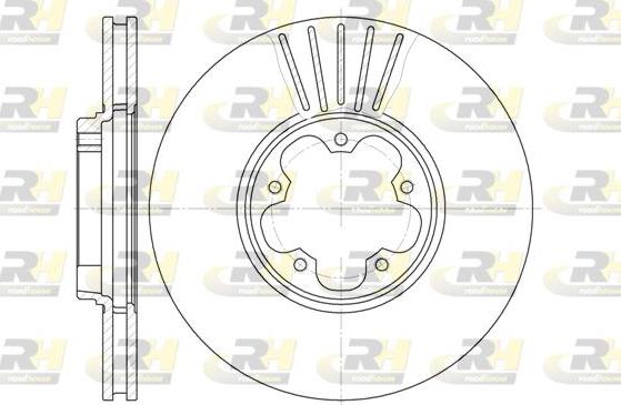 Roadhouse 6609.10 - Brake Disc autospares.lv