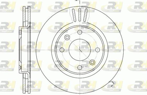 Roadhouse 6603.10 - Brake Disc autospares.lv