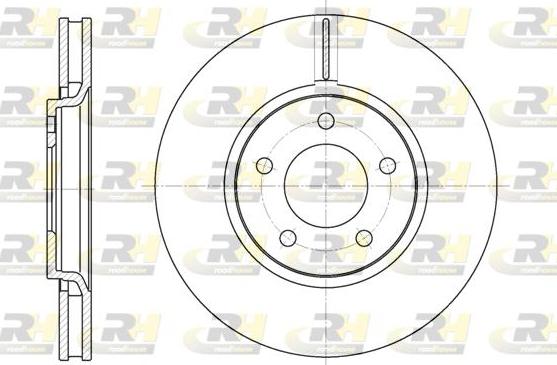 Roadhouse 6602.10 - Brake Disc autospares.lv