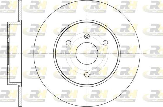 Roadhouse 6617.00 - Brake Disc autospares.lv