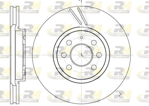 Roadhouse 6684.10 - Brake Disc autospares.lv