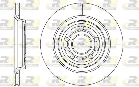 Roadhouse 6686.10 - Brake Disc autospares.lv