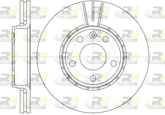 Roadhouse 6682.10 - Brake Disc autospares.lv