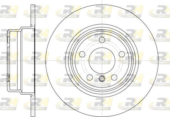 Roadhouse 6632.00 - Brake Disc autospares.lv