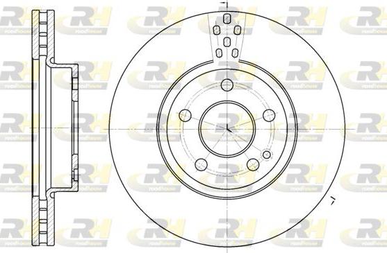 Roadhouse 6679.10 - Brake Disc autospares.lv