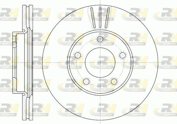 Roadhouse 6671.10 - Brake Disc autospares.lv