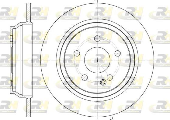 Roadhouse 6678.00 - Brake Disc autospares.lv