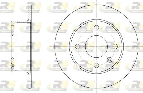 Roadhouse 6095.00 - Brake Disc autospares.lv