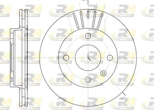 Roadhouse 6096.10 - Brake Disc autospares.lv