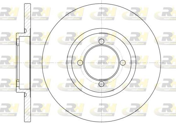 Roadhouse 6091.00 - Brake Disc autospares.lv