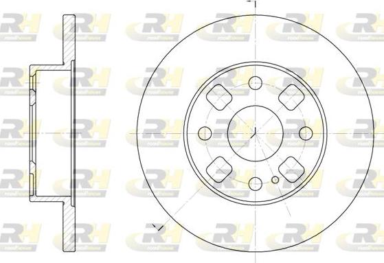 Roadhouse 6054.00 - Brake Disc autospares.lv