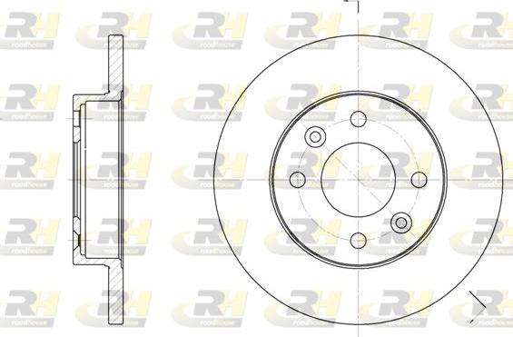 Roadhouse 6067.00 - Brake Disc autospares.lv