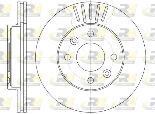 Roadhouse 6080.10 - Brake Disc autospares.lv