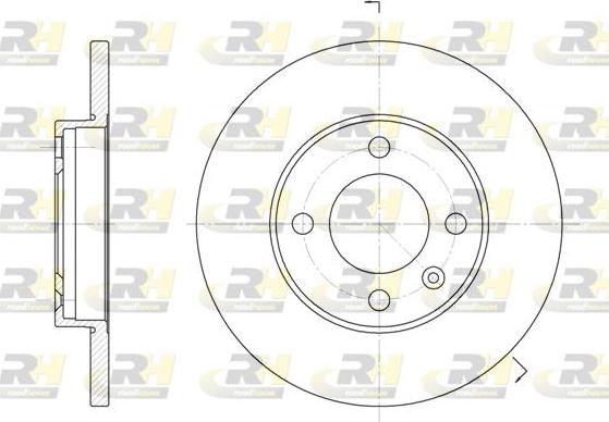 Roadhouse 6088.01 - Brake Disc autospares.lv