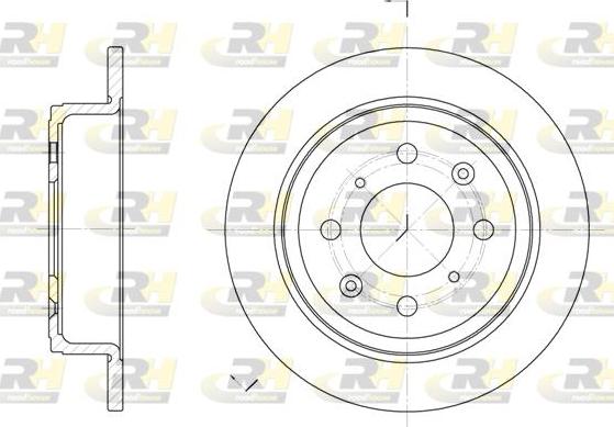 Roadhouse 6083.00 - Brake Disc autospares.lv