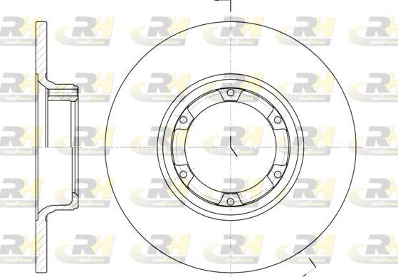 Roadhouse 6033.00 - Brake Disc autospares.lv