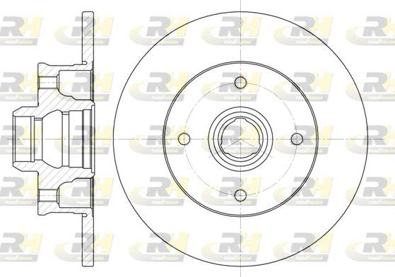 Roadhouse 6024.00 - Brake Disc autospares.lv