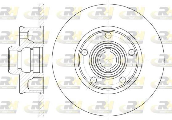 Roadhouse 6025.00 - Brake Disc autospares.lv