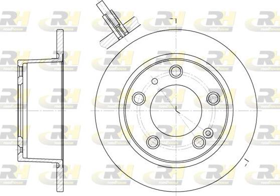 Roadhouse 6020.00 - Brake Disc autospares.lv