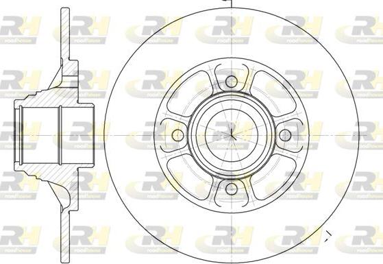 Roadhouse 6075.00 - Brake Disc autospares.lv