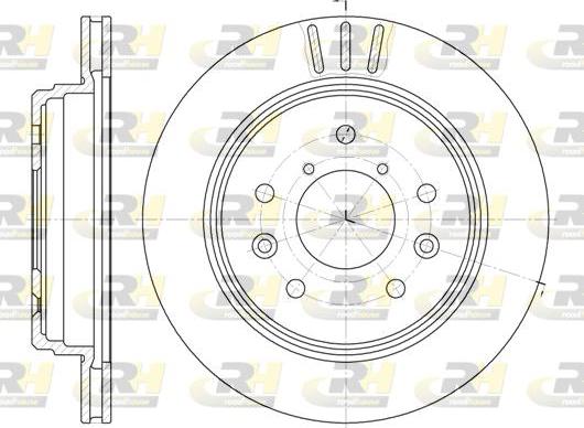 Roadhouse 61998.10 - Brake Disc autospares.lv