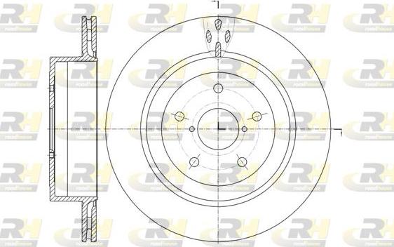 Roadhouse 61956.10 - Brake Disc autospares.lv