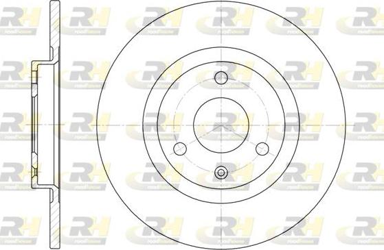 Roadhouse 6190.00 - Brake Disc autospares.lv