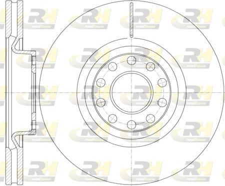 Roadhouse 61987.10 - Brake Disc autospares.lv