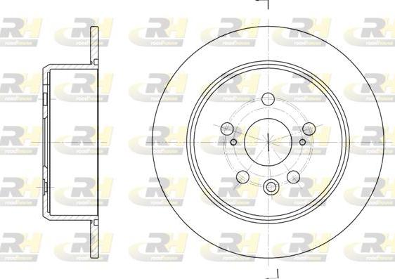 Roadhouse 61934.00 - Brake Disc autospares.lv