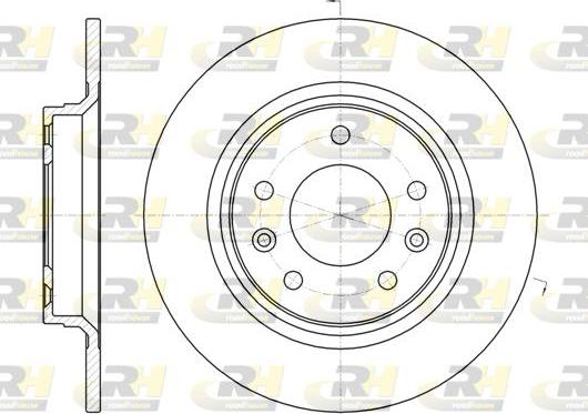 Roadhouse 61937.00 - Brake Disc autospares.lv