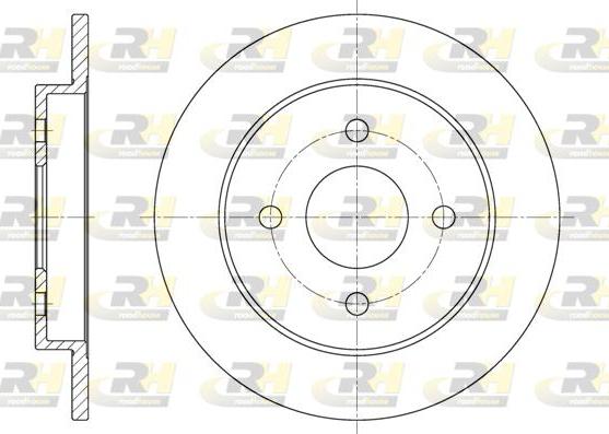 Roadhouse 61928.00 - Brake Disc autospares.lv