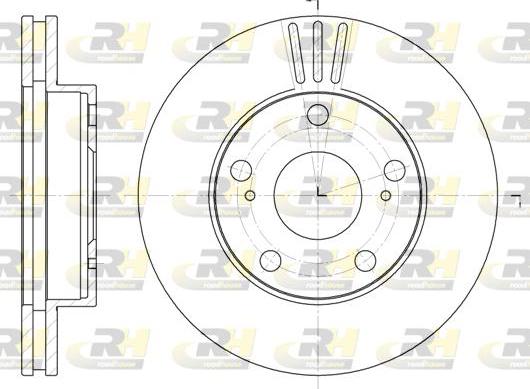 Roadhouse 61976.10 - Brake Disc autospares.lv