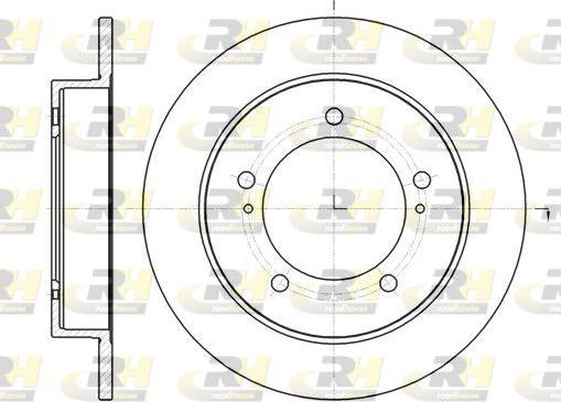 Roadhouse 61490.00 - Brake Disc autospares.lv