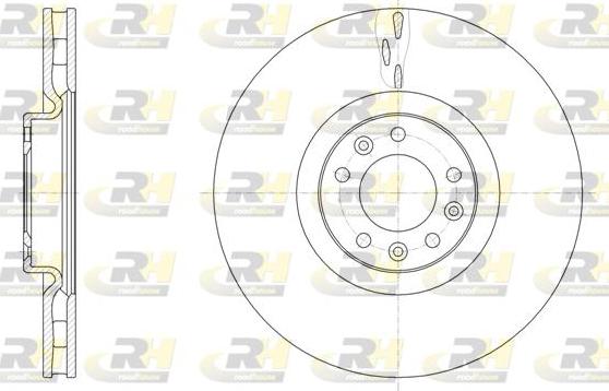 Roadhouse 61498.10 - Brake Disc autospares.lv