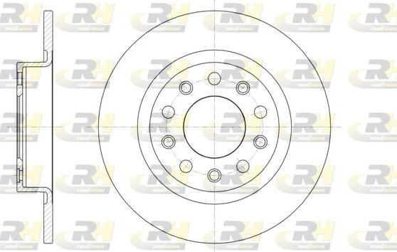 Roadhouse 61445.00 - Brake Disc autospares.lv