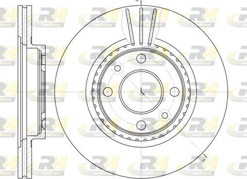 Roadhouse 6144.10 - Brake Disc autospares.lv