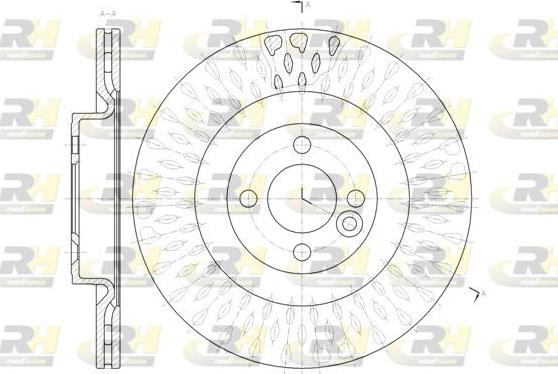 Roadhouse 61442.10 - Brake Disc autospares.lv