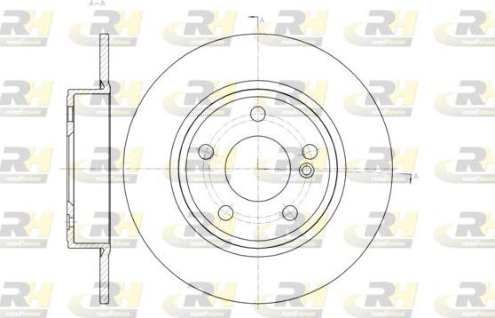 Roadhouse 61465.00 - Brake Disc autospares.lv